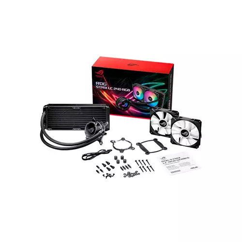 ASUS ROG Strix LC 240 RGB 240mm All in One Liquid CPU Cooler - 1