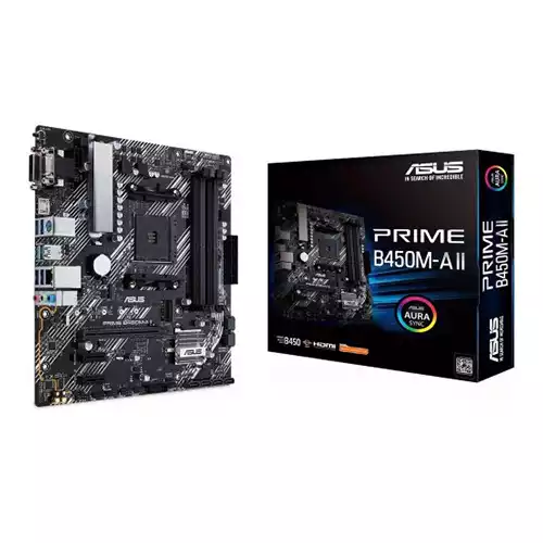 Asus Prime B450M-A II AM4 Micro-ATX AMD Motherboard