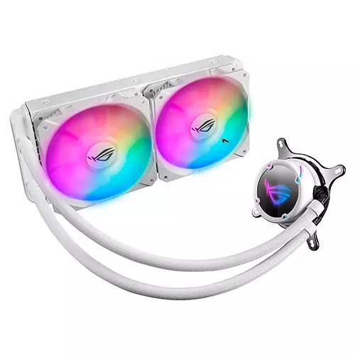 ASUS ROG Strix LC 240 RGB 240mm All in One Liquid CPU Cooler (White)