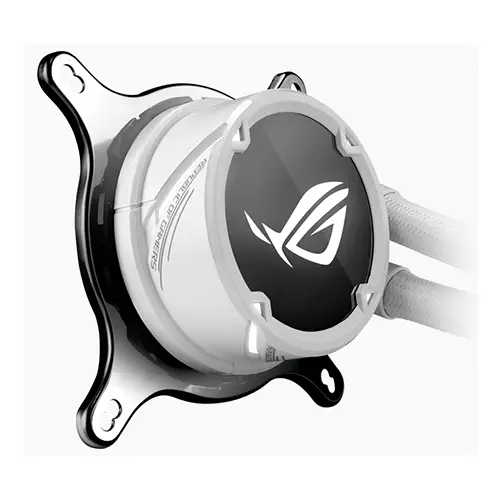 ASUS ROG Strix LC 240 RGB 240mm All in One Liquid CPU Cooler (White) - 1
