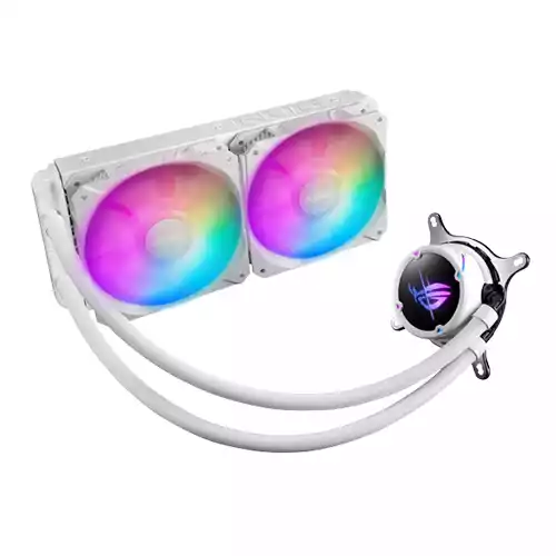 ASUS ROG STRIX LC II 240 ARGB ALL IN ONE LIQUID CPU COOLER WHITE EDITION