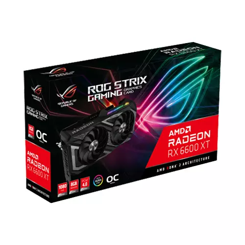 Asus ROG Strix Radeon RX 6600 XT OC Edition 8GB Graphics Card - 2