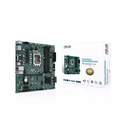 ASUS PRO B660M-C D4-CSM MICRO-ATX 13TH GEN INTEL MOTHERBOARD
