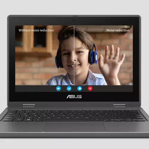 Asus ExpertBook BR1100FKA 11.6 inch HD Touch Display Intel Celeron N4500 4GB RAM 256GB SSD 2 in 1 Laptop With Active Pen - 2