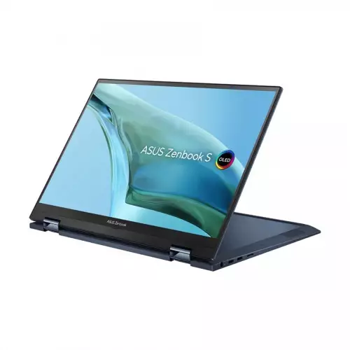 ASUS ZENBOOK S 13 FLIP OLED UP5302ZA INTEL CORE I7 1260P 12TH GEN 16GB DDR5 RAM 512GB SSD 13.3 INCH 3K TOUCH PONDER BLUE LAPTOP  (UP5302ZA-LX137W)-gallery-1