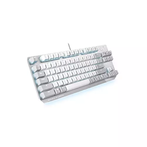 ASUS ROG STRIX SCOPE NX TKL MOONLIGHT WHITE MECHANICAL GAMING KEYBOARD - 1