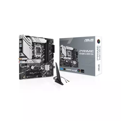 ASUS PRIME B760M-A WIFI D4 DDR4 12TH AND 13TH GEN ATX MOTHERBOARD