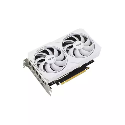 ASUS DUAL GEFORCE RTX 3060 WHITE OC EDITION 12GB GDDR6 GRAPHICS CARD - 1