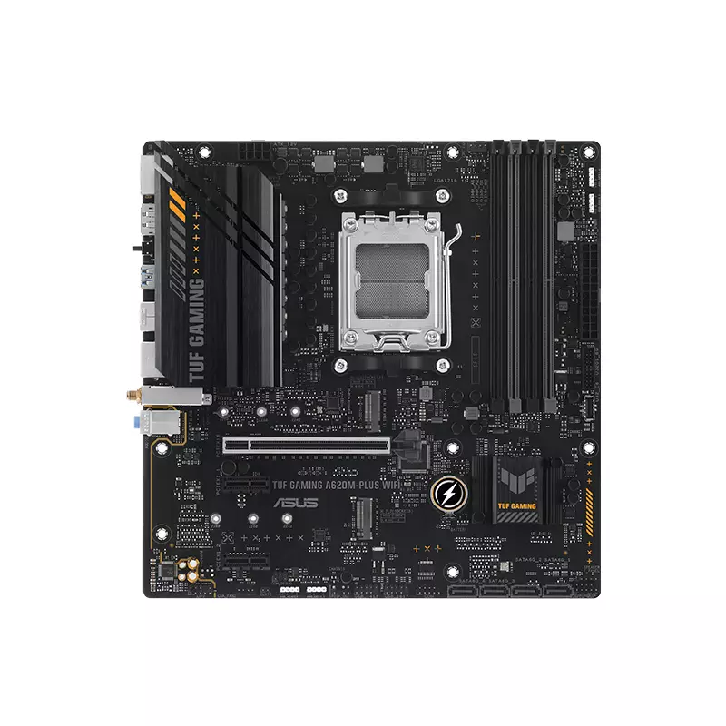 ASUS TUF GAMING A620M-PLUS WIFI AMD AM5 DDR5 MICRO-ATX MOTHERBOARD-gallery-1
