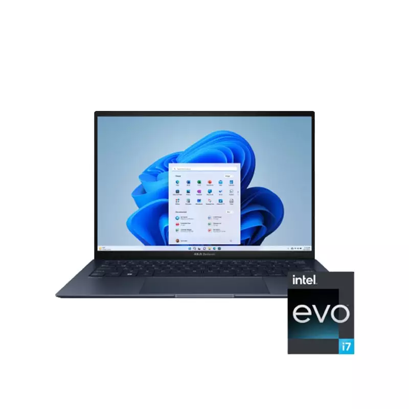 ASUS ZENBOOK S 13 OLED UX5304VA CORE I7 13TH GEN 13.3 INCH 2.8K OLED DISPLAY 16GB DDR5 RAM 1TB GEN 4 SSD PONDER BLUE LAPTOP