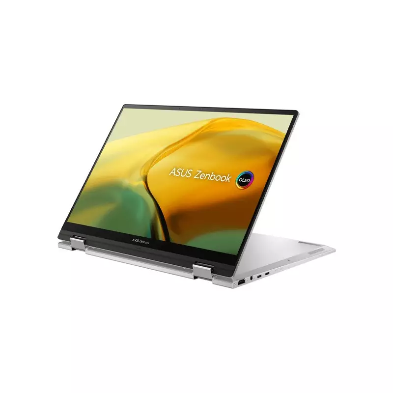 ASUS ZENBOOK 14 FLIP OLED UP3404VA INTEL CORE I7 1360P 13TH GEN 16GB DDR5 RAM 512GB SSD 14 INCH OLED 2.8K TOUCH DISPLAY FOGGY SILVER LAPTOP - 1