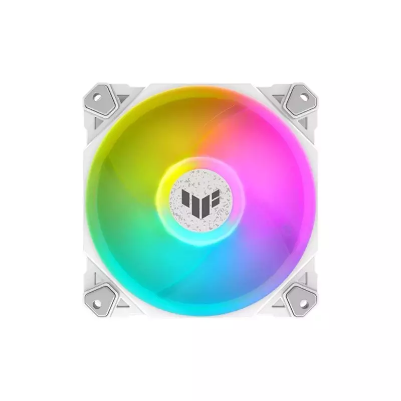 ASUS TUF TF120 3-IN-1 ARGB GAMING CASE COOLING FAN WHITE