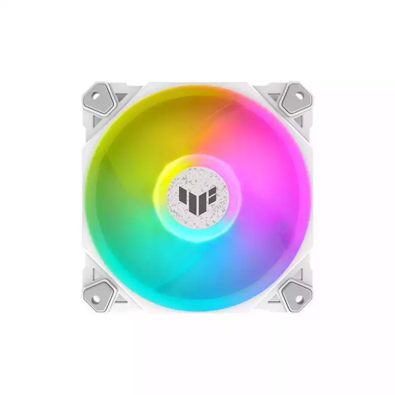 ASUS TUF TF120 3-IN-1 ARGB GAMING CASE COOLING FAN WHITE