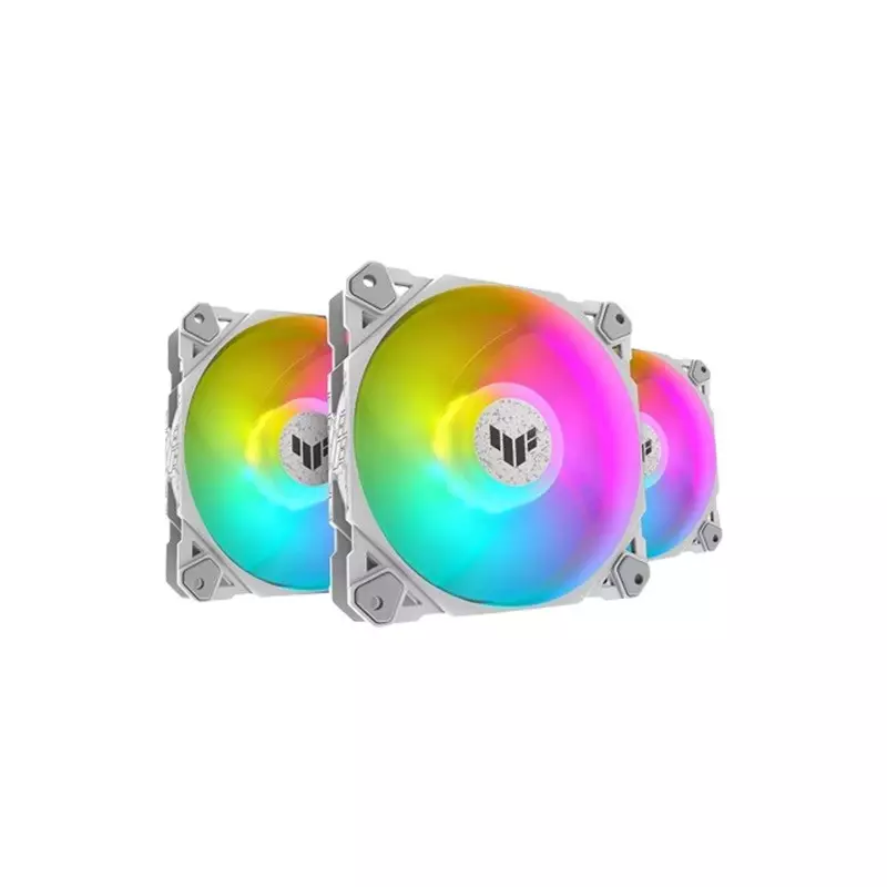 ASUS TUF TF120 3-IN-1 ARGB GAMING CASE COOLING FAN WHITE-gallery-2