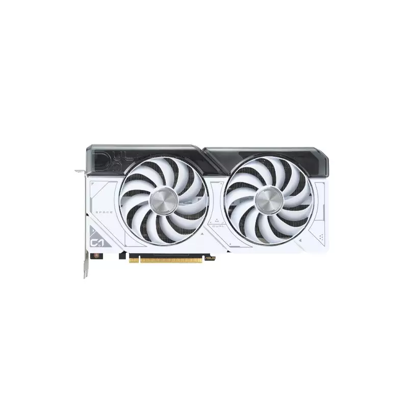 ASUS Dual GeForce RTX 4070 White OC Edition 12GB GDDR6X Graphics Card - 1