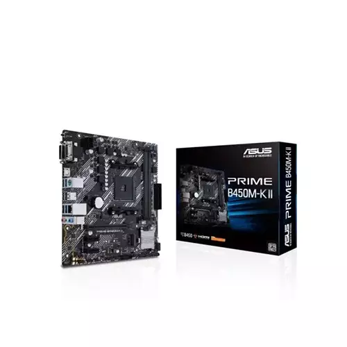 Asus PRIME B450M-K II DDR4 AMD AM4 mATX Motherboard