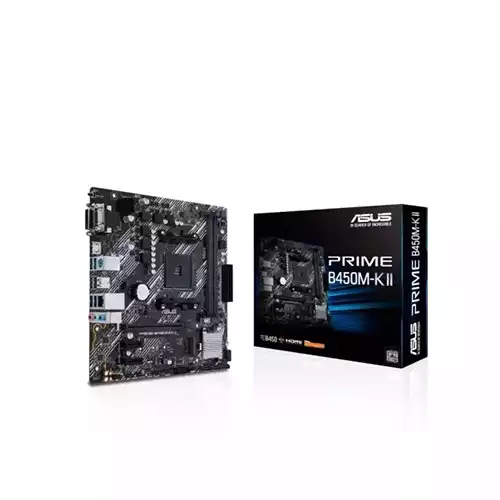 Asus PRIME B450M-K II DDR4 AMD AM4 mATX Motherboard