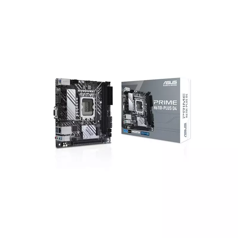 ASUS PRIME H610I-PLUS D4 DDR4 14th to 12th Gen ATX Motherboard