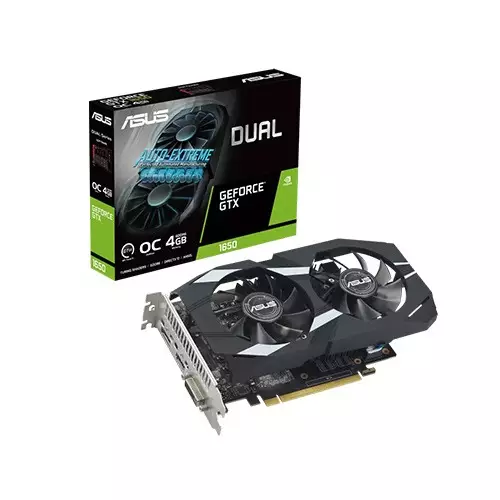 ASUS Dual GeForce GTX 1650 EVO OC Edition 4GB GDDR6 Graphics Card