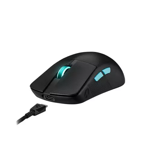 ASUS ROG Harpe Ace Aim Lab Edition Wireless Gaming Mouse (Black)-gallery-1