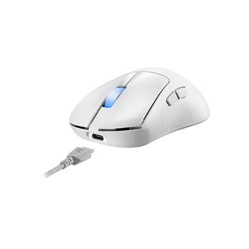 ASUS ROG Keris II Ace P714 Wireless Gaming Mouse (White)-gallery-1