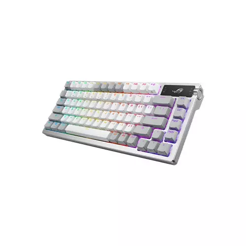 Asus ROG Azoth M701 Snow Switch RGB Mechanical Gaming Keyboard (White) - 3
