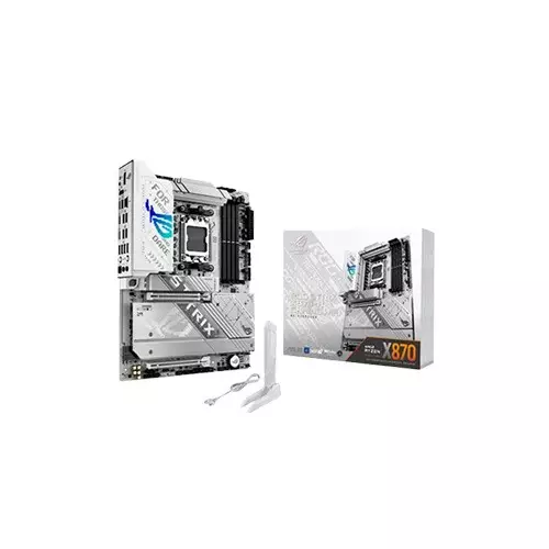 ASUS ROG STRIX X870-A GAMING WIFI AMD AM5 ATX Motherboard (White)