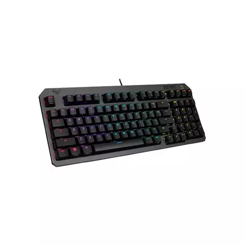 Asus RA07 TUF K3 Gen II ABS Doubleshot IP57 Red Switch Wired Gaming Keyboard (Black)-gallery-3