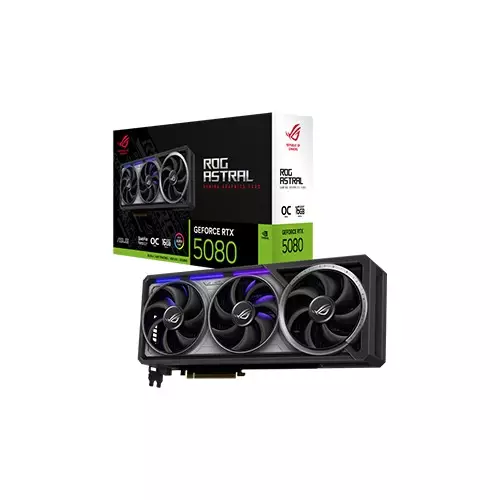 Asus ROG Astral GeForce RTX 5080 16GB GDDR7 OC Edition Graphics card