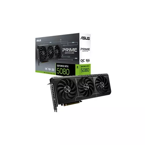 ASUS PRIME GeForce RTX 5080 16GB GDDR7 OC Edition Graphics cards