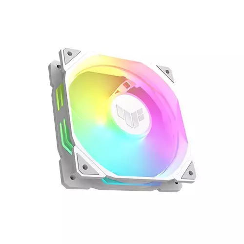 Asus TUF Gaming TR120 ARGB Triple Pack Reverse Casing Fan (White)-gallery-1