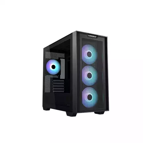 ASUS A21 PLUS BTF Micro-ATX Mid Tower Gaming Case (Black)
