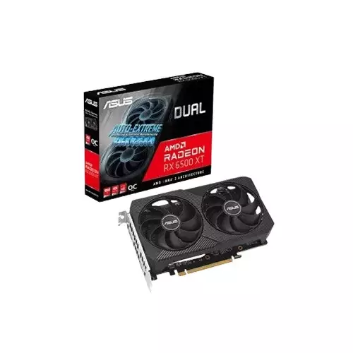 ASUS Dual Radeon RX 6500 XT V2 4GB GDDR6 OC Edition Graphics Card