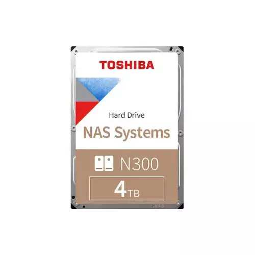TOSHIBA N300 4TB 3.5 Inch 7200RPM SATA NAS Hard Drive