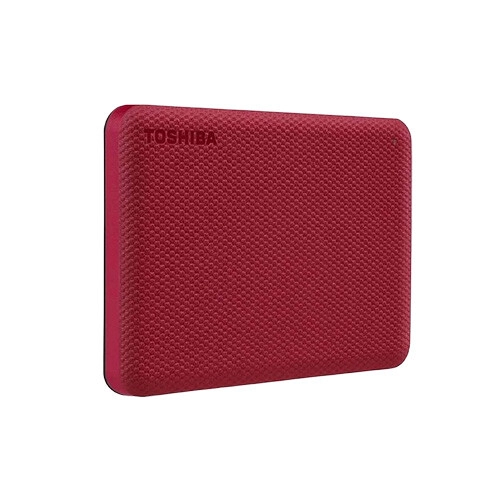 Toshiba Canvio Advance 1TB USB 3.2 Gen 1 External HDD Red - 2