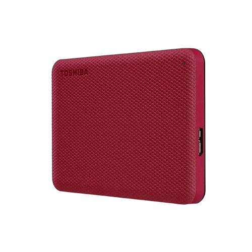 Toshiba Canvio Advance 1TB USB 3.2 Gen 1 External HDD Red - 3