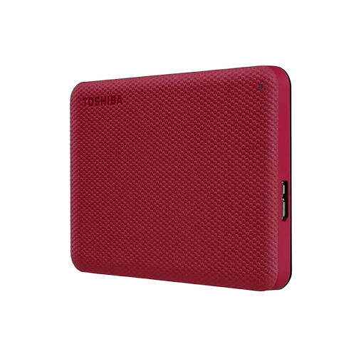Toshiba Canvio Advance 2TB USB 3.2 Gen 1 External HDD (RED) - 1