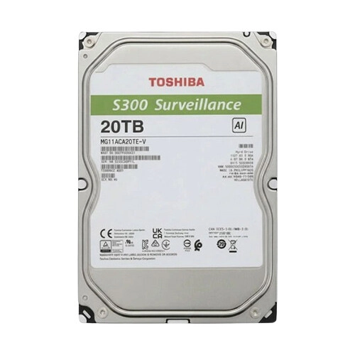 Toshiba S300 MG11ACA20TE-V AI 20TB Surveillance Hard Drive - 1
