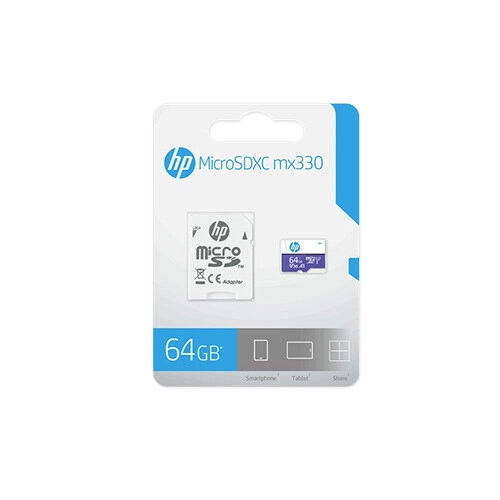 HP MX330 U3 V30 Cl 10 A1 64GB Memory Card - 4