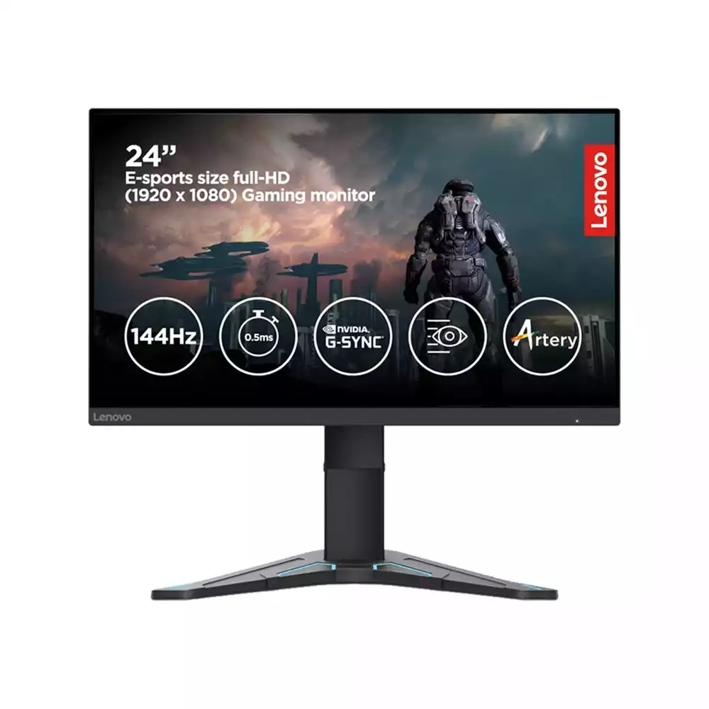 LENOVO G24-20 24 INCH FHD 144HZ IPS GAMING MONITOR