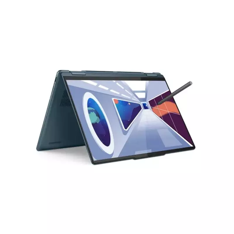 LENOVO YOGA 7 14ARP8 AMD RYZEN 7 7735U 16GB DDR5 RAM 512GB SSD 14 INCH 2.8K OLED 90HZ TOUCH DISPLAY TIDAL TEAL LAPTOP (82YM006YLK) - 2