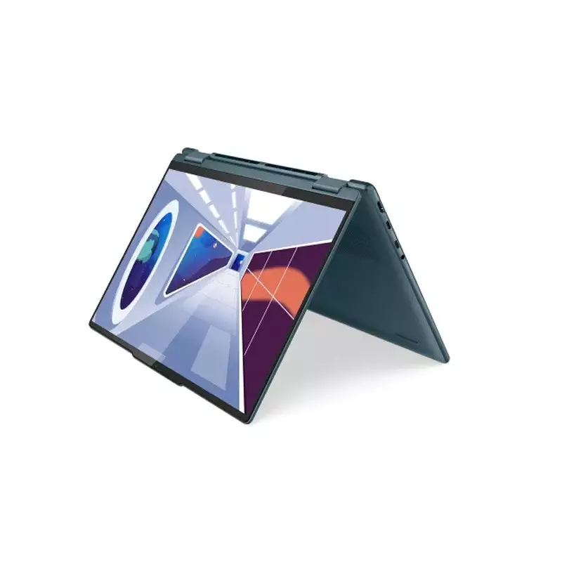 LENOVO YOGA 7 14ARP8 AMD RYZEN 7 7735U 16GB DDR5 RAM 512GB SSD 14 INCH 2.8K OLED 90HZ TOUCH DISPLAY TIDAL TEAL LAPTOP (82YM006YLK) - 3