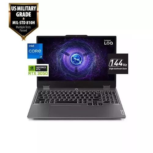 Lenovo LOQ 15IRX9 Core i7 13th Gen, RTX 3050,16GB RAM,512GB SSD, 15.6" FHD AI Gaming Laptop