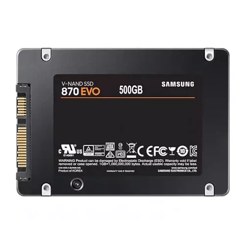 Samsung 870 EVO 500GB 2.5 Inch SATA III Internal SSD - 1