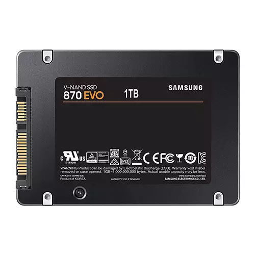 Samsung 870 EVO 1tb 2.5 Inch SATA III Internal SSD - 1