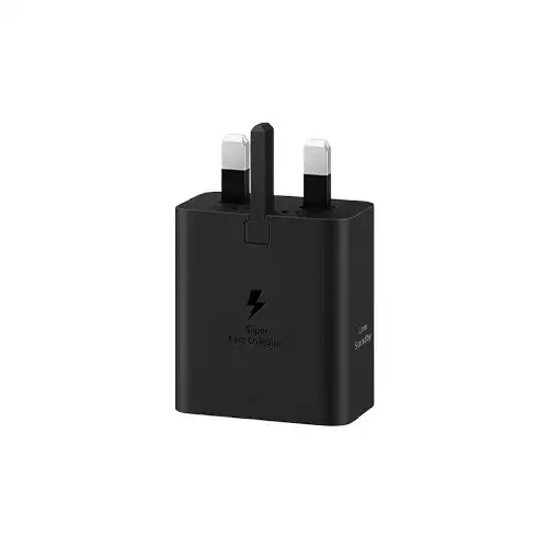 Samsung T4511 45W USB-C 3 Pin Black Charging Adapter With Cable