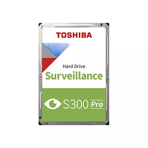 TOSHIBA S300 Pro 8TB SURVEILLANCE 7200 RPM 3.5” HARD DRIVE
