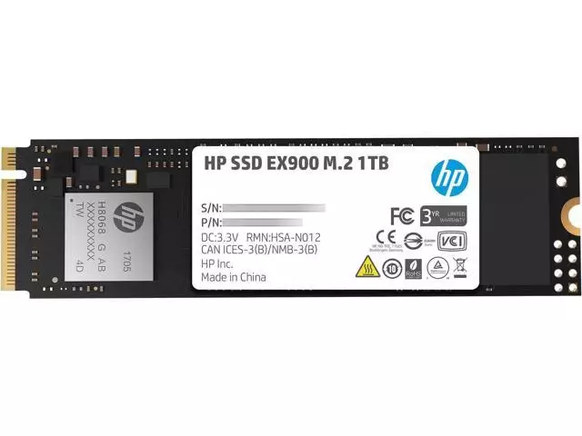 HP EX900 M.2 1TB PCIe NVMe SSD