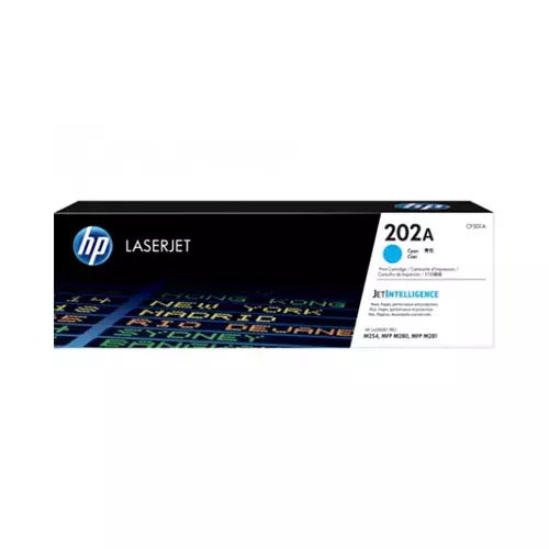 HP 202A Cyan Original LaserJet Toner Cartridge
