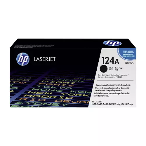 HP 124A Black Original LaserJet Toner